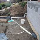 Drainage from the pool deck