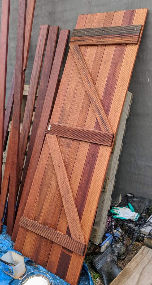 Wooden cupboard door