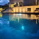 Lighting the pool and surrounding environment