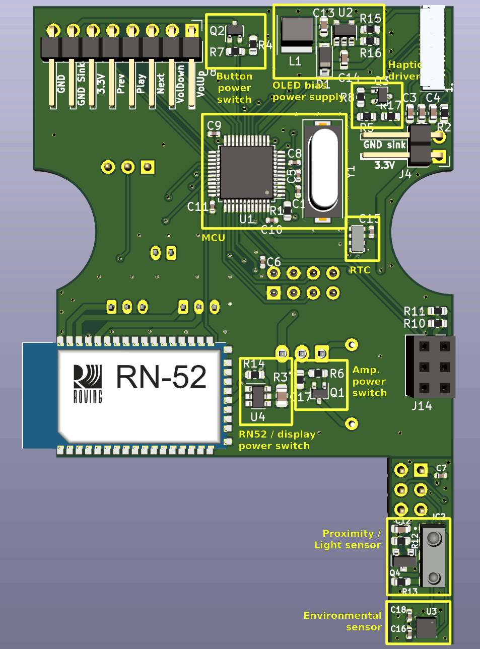 PCB Labeled